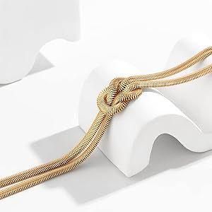 Golden Chain Snake Bracelet | Casual & Festive Wear