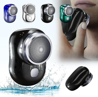 Mini Electric Shaver | Pocket-Size Cordless Trimmer | Travel USB Rechargeable Shaver