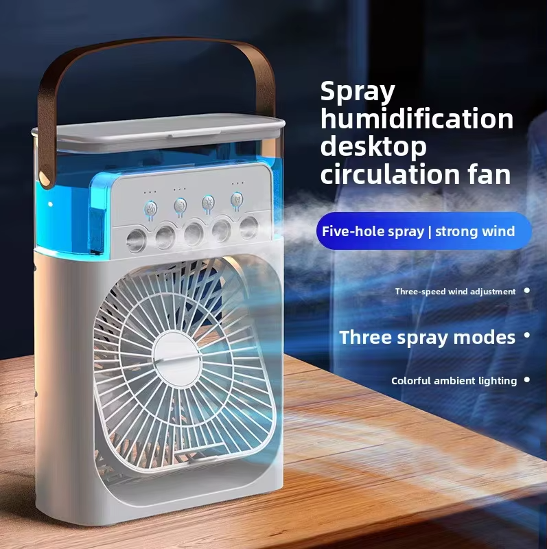Portable Humidifier Air Cooler Mist Fan Mini Cooler for Home