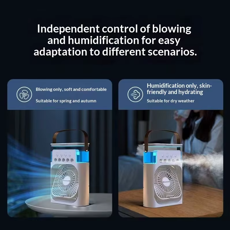 Portable Humidifier Air Cooler Mist Fan Mini Cooler for Home