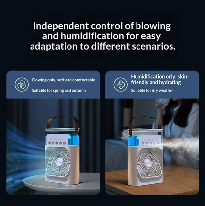 Portable Humidifier Air Cooler Mist Fan Mini Cooler for Home