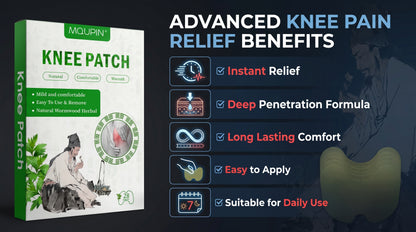 Knee Pain Relief Patch (Pack of 10)- – Instant Pain Relief in One Patch 💥👨🏻‍⚕️