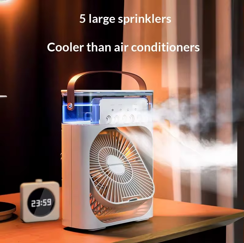 Portable Humidifier Air Cooler Mist Fan Mini Cooler for Home
