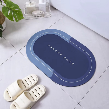 Premium Silicone Absorbent Door Mat Set | Luxury Design Above The World | Ultra Soft & Stylish Floor Mat (BUY 1 GET 1)