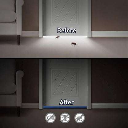 Magic Door Gap Seal Strip | Premium Door Draft Blocker | Soundproof Wind & Dust Protector | Easy Door Mounted Guard (Pack of 3)