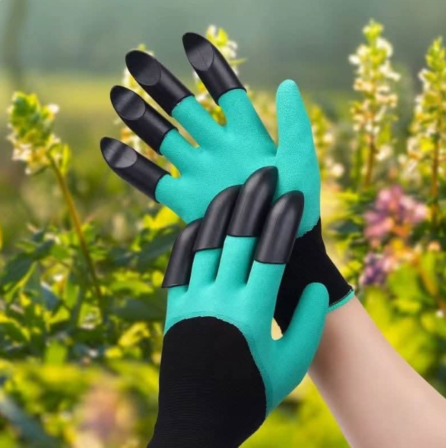 GardenPro™ Waterproof Gardening Gloves with Built-in Claws (1 Pair)