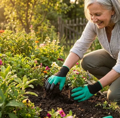 GardenPro™ Waterproof Gardening Gloves with Built-in Claws (1 Pair)
