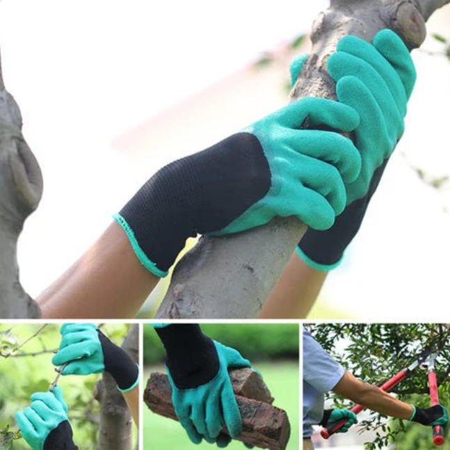 GardenPro™ Waterproof Gardening Gloves with Built-in Claws (1 Pair)