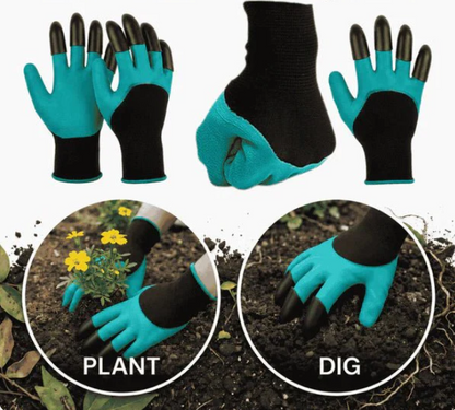 GardenPro™ Waterproof Gardening Gloves with Built-in Claws (1 Pair)