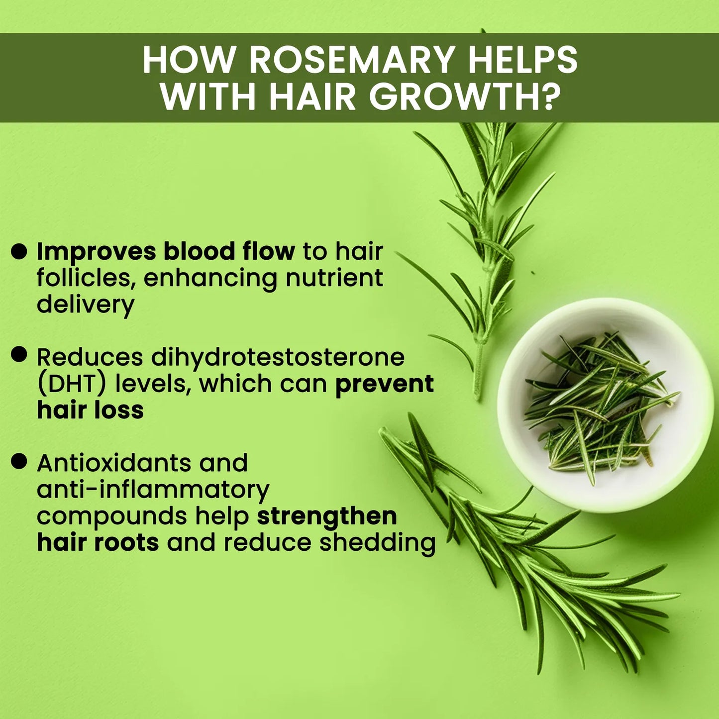 Premium Rosemary Water Spray | Hair Growth Booster | Anti Hair Fall Formula | Buy 1 Get 2 Free