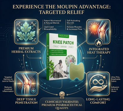Knee Pain Relief Patch (Pack of 10)- – Instant Pain Relief in One Patch 💥👨🏻‍⚕️