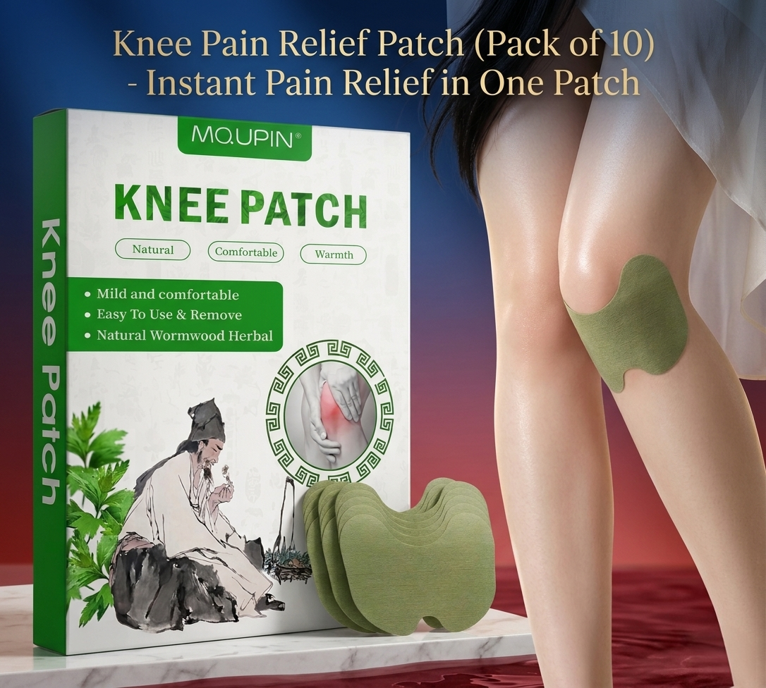 Knee Pain Relief Patch (Pack of 10)- – Instant Pain Relief in One Patch 💥👨🏻‍⚕️