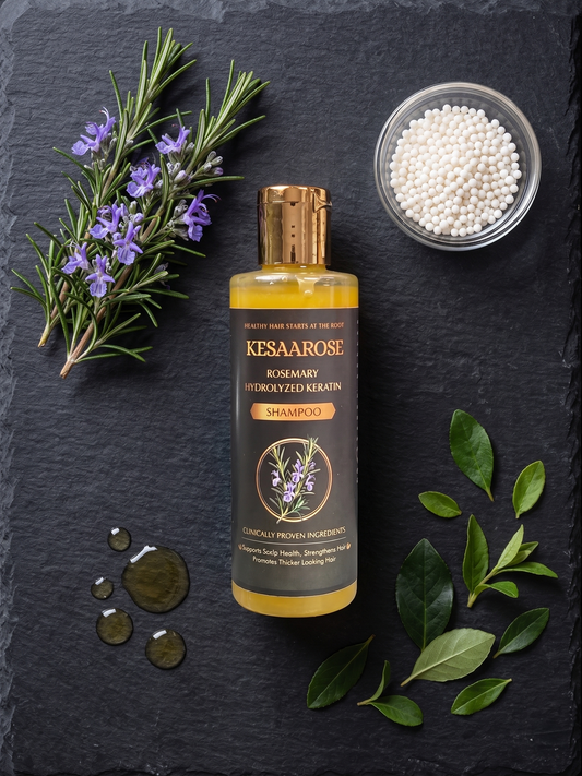 Rosemary Hydrolyzed Keratin Shampoo| Repair Damaged Hair | Strengthen & Shine | All Hair Types