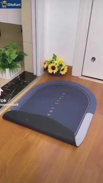 Premium Silicone Absorbent Door Mat Set | Luxury Design Above The World | Ultra Soft & Stylish Floor Mat (BUY 1 GET 1)