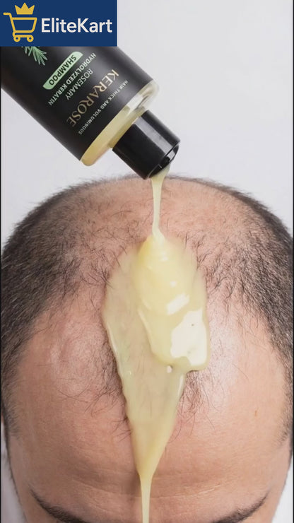 Rosemary Hydrolyzed Keratin Shampoo| Repair Damaged Hair | Strengthen & Shine | All Hair Types