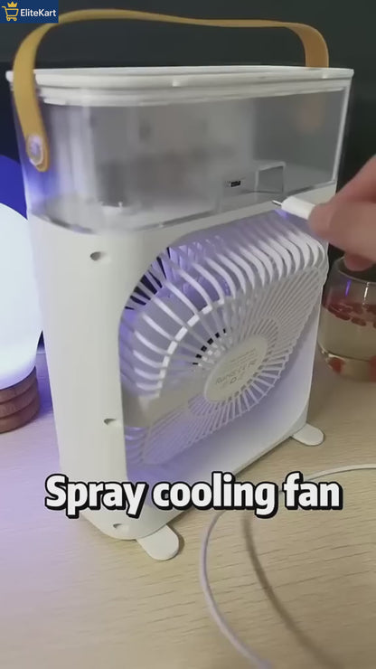 Portable Humidifier Air Cooler Mist Fan Mini Cooler for Home